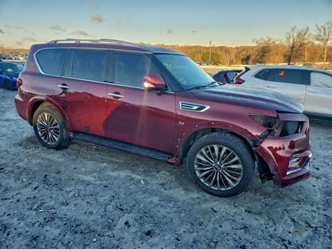 2020 Infiniti QX80, VIN JN8AZ2NF1L9700505. Zdjęcie 4 z 6 z aukcji Copart. Katalog aut z USA OpenDataCar.