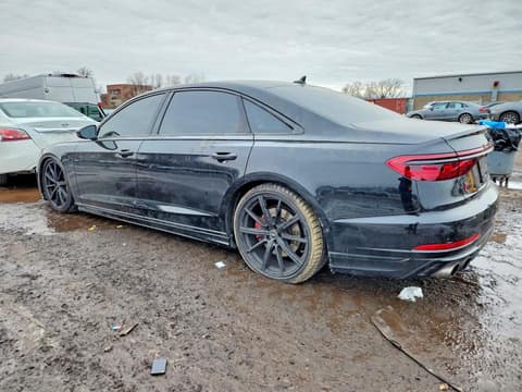 2023 Audi S8, VIN WAULSAF89PN012152. Фото 2 из 6 с аукциона Copart. Каталог авто из США OpenDataCar.
