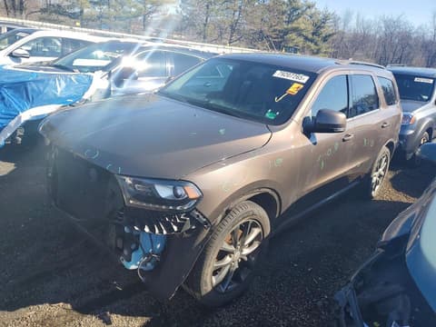 2017 Dodge Durango, VIN 1C4RDHDG6HC724450. Фото 1 з 6 з аукціону Copart. Каталог авто зі США OpenDataCar.