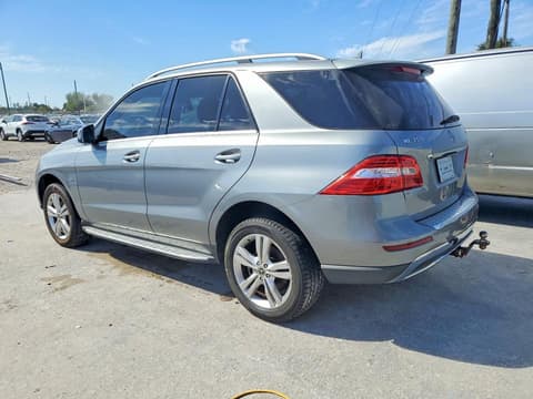 2012 Mercedes-benz ML-Class, VIN 4JGDA2EB8CA005851. Фото 2 з 6 з аукціону Copart. Каталог авто зі США OpenDataCar.