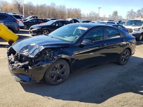 2021 Hyundai Elantra, VIN KMHLM4AG8MU091758. Фото 1 из 6 с аукциона Copart. Каталог авто из США OpenDataCar.