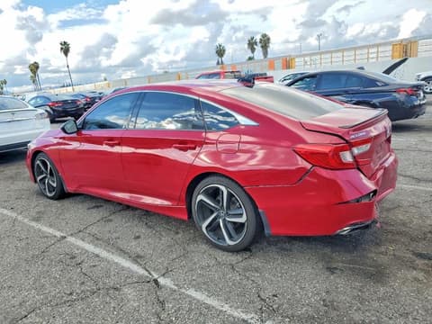 2021 Honda Accord, VIN 1HGCV1F34MA120813. Photo 2 of 6 from Copart auction. OpenDataCar US salvage catalog.
