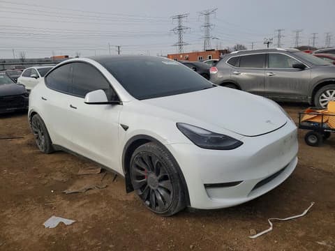 2022 Tesla Model Y, VIN 7SAYGDEFXNF463410. Фото 4 з 6 з аукціону Copart. Каталог авто зі США OpenDataCar.