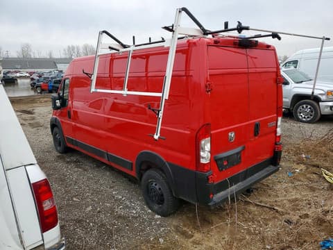 2023 Ram ProMaster 2500, VIN 3C6LRVDG4PE548681. Photo 2 of 6 from Copart auction. OpenDataCar US salvage catalog.