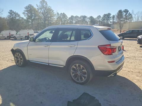 2016 Bmw X3, VIN 5UXWX7C58G0R17606. Zdjęcie 2 z 6 z aukcji Copart. Katalog aut z USA OpenDataCar.