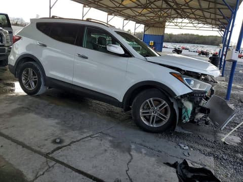 2018 Hyundai Santa Fe, VIN 5XYZU3LB2JG519279. Фото 4 из 6 с аукциона Copart. Каталог авто из США OpenDataCar.