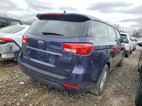 2018 Kia Sedona, VIN KNDMB5C17J6390557. Photo 3 of 6 from Copart auction. OpenDataCar US salvage catalog.