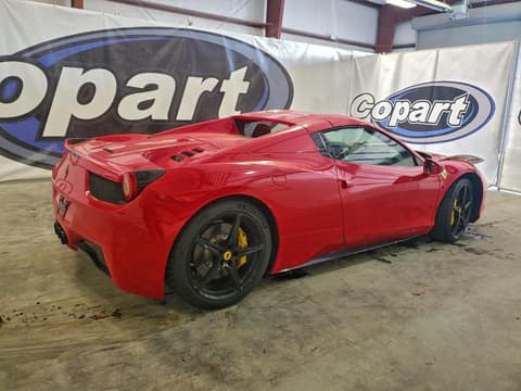 2013 Ferrari 458 Spider, VIN ZFF68NHA4D0190518. Фото 3 з 6 з аукціону Copart. Каталог авто зі США OpenDataCar.