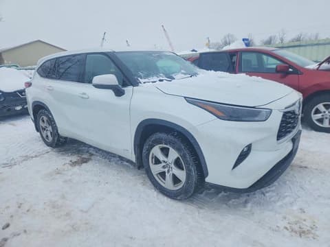2022 Toyota Highlander Hybrid, VIN 5TDBBRCH2NS561135. Фото 4 з 6 з аукціону Copart. Каталог авто зі США OpenDataCar.