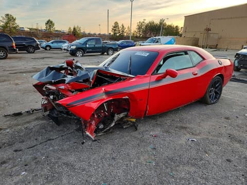 2021 Dodge Challenger, VIN 2C3CDZBT2MH592570. Фото 1 з 6 з аукціону Copart. Каталог авто зі США OpenDataCar.