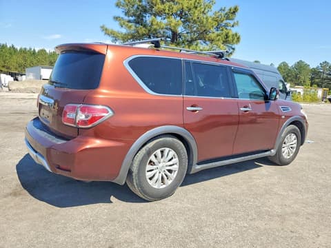 2017 Nissan Armada, VIN JN8AY2NC6H9511980. Photo 3 of 6 from Copart auction. OpenDataCar US salvage catalog.