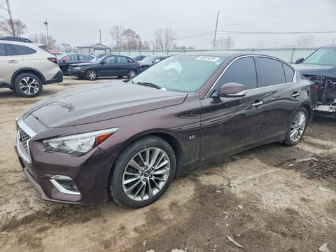 2019 Infiniti Q50, VIN JN1EV7AP1KM512683. Фото 1 з 6 з аукціону Copart. Каталог авто зі США OpenDataCar.