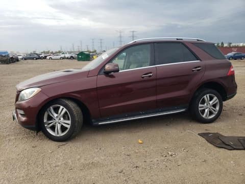 2014 Mercedes-benz ML-Class, VIN 4JGDA5HB4EA375498. Фото 1 з 6 з аукціону Copart. Каталог авто зі США OpenDataCar.