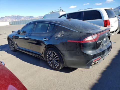 2018 Kia Stinger, VIN KNAE25LA0J6010458. Photo 2 of 6 from Copart auction. OpenDataCar US salvage catalog.