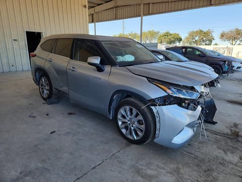 2021 Toyota Highlander Hybrid, VIN 5TDYARAH0MS009499. Фото 4 з 6 з аукціону Copart. Каталог авто зі США OpenDataCar.