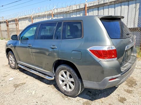 2013 Toyota Highlander, VIN 5TDZA3EH9DS041220. Фото 2 з 6 з аукціону Copart. Каталог авто зі США OpenDataCar.
