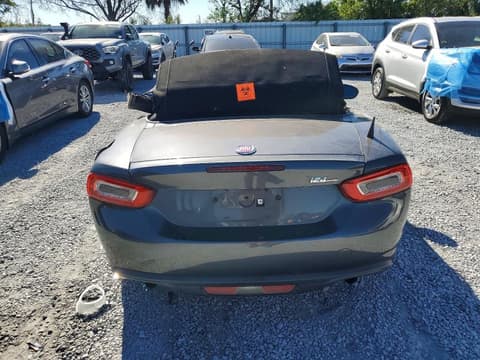 2018 Fiat 124 Spider, VIN JC1NFAEK6J0137396. Photo 6 of 6 from Copart auction. OpenDataCar US salvage catalog.