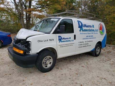 2021 Chevrolet Express 2500, VIN 1GCWGAFP4M1302925. Фото 1 з 6 з аукціону Copart. Каталог авто зі США OpenDataCar.