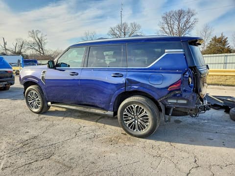 2025 Nissan Armada, VIN JN8AY3BB8S9102615. Photo 2 of 6 from Copart auction. OpenDataCar US salvage catalog.