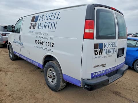 2013 Gmc Savana 2500, VIN 1GTW7FBA0D1134974. Фото 2 з 6 з аукціону Copart. Каталог авто зі США OpenDataCar.