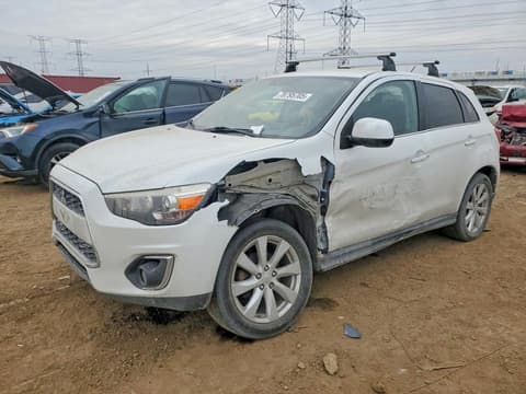 2014 Mitsubishi Outlander Sport, VIN 4A4AR4AU9EE001833. Photo 1 of 6 from Copart auction. OpenDataCar US salvage catalog.
