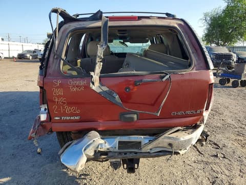 2001 Chevrolet Tahoe, VIN 1GNEK13T01R119425. Фото 6 з 6 з аукціону Copart. Каталог авто зі США OpenDataCar.