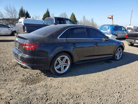 2018 Audi S4, VIN WAUB4AF43JA121420. Photo 3 of 6 from Copart auction. OpenDataCar US salvage catalog.