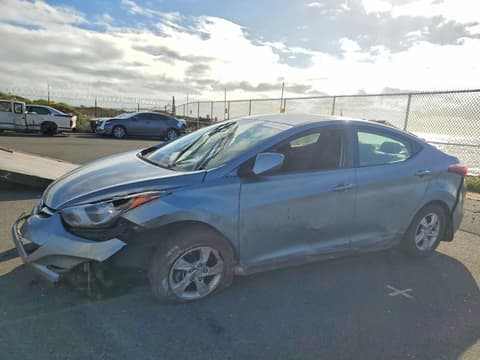 2014 Hyundai Elantra, VIN KMHDH4AE4EU206736. Фото 1 з 6 з аукціону Copart. Каталог авто зі США OpenDataCar.