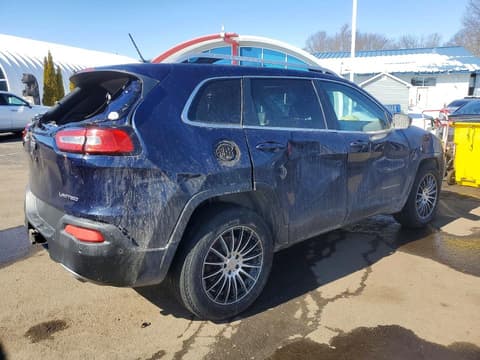 2014 Jeep Cherokee, VIN 1C4PJMDS1EW291384. Фото 3 из 6 с аукциона Copart. Каталог авто из США OpenDataCar.