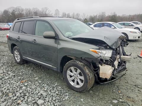 2013 Toyota Highlander, VIN 5TDBK3EH1DS185844. Фото 4 з 6 з аукціону Copart. Каталог авто зі США OpenDataCar.