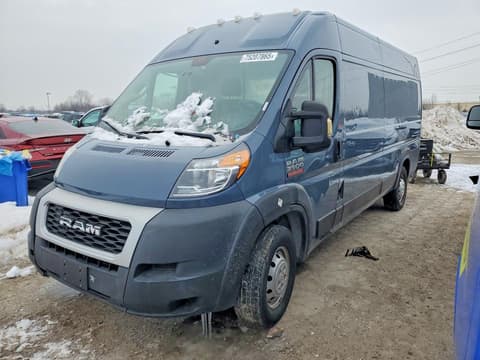 2021 Ram ProMaster 3500, VIN 3C6FRVJG9ME501269. Фото 1 з 6 з аукціону Copart. Каталог авто зі США OpenDataCar.