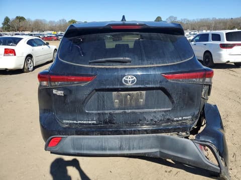 2022 Toyota Highlander, VIN 5TDGZRBH5NS567207. Фото 6 з 6 з аукціону Copart. Каталог авто зі США OpenDataCar.