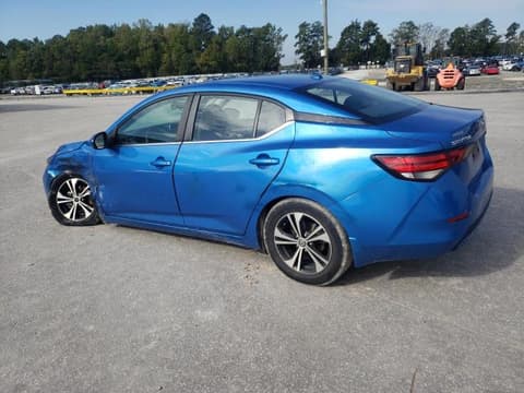 2020 Nissan Sentra, VIN 3N1AB8CV0LY206727. Фото 2 з 6 з аукціону Copart. Каталог авто зі США OpenDataCar.