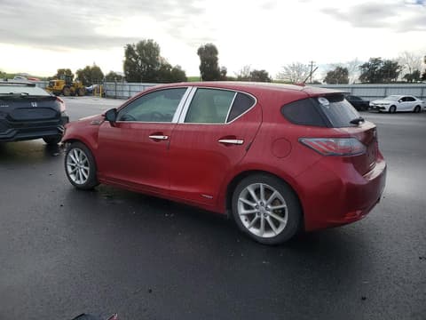 2012 Lexus CT, VIN JTHKD5BH3C2088787. Фото 2 з 6 з аукціону Copart. Каталог авто зі США OpenDataCar.