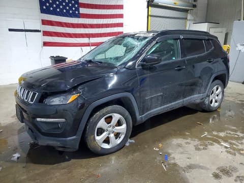 2019 Jeep Compass, VIN 3C4NJDBBXKT703443. Фото 1 з 6 з аукціону Copart. Каталог авто зі США OpenDataCar.