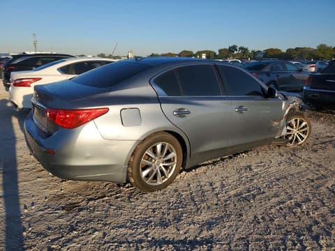 2015 Infiniti Q50, VIN JN1BV7AR4FM403080. Фото 3 из 6 с аукциона Copart. Каталог авто из США OpenDataCar.