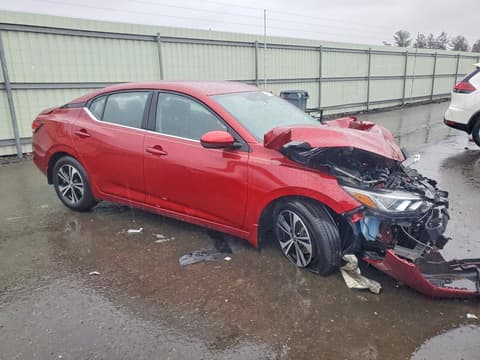 2020 Nissan Sentra, VIN 3N1AB8CV0LY237878. Фото 4 з 6 з аукціону Copart. Каталог авто зі США OpenDataCar.