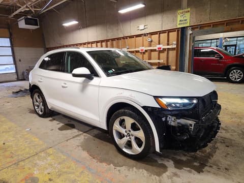 2021 Audi Q5, VIN WA1BAAFY2M2007643. Фото 4 из 6 с аукциона Copart. Каталог авто из США OpenDataCar.