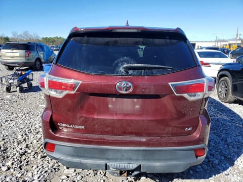 2014 Toyota Highlander, VIN 5TDZKRFH4ES028519. Фото 6 з 6 з аукціону Copart. Каталог авто зі США OpenDataCar.