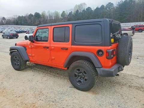 2019 Jeep Wrangler Unlimited, VIN 1C4HJXDN3KW526072. Photo 2 of 6 from Copart auction. OpenDataCar US salvage catalog.