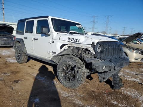 2020 Jeep Wrangler Unlimited, VIN 1C4HJXDN9LW159079. Фото 4 з 6 з аукціону Copart. Каталог авто зі США OpenDataCar.