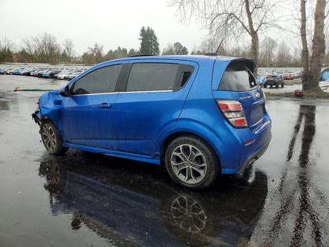 2017 Chevrolet Sonic, VIN 1G1JD6SB5H4155571. Фото 2 з 6 з аукціону Copart. Каталог авто зі США OpenDataCar.
