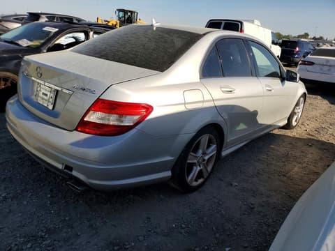 2011 Mercedes-benz C-Class, VIN WDDGF8BB2BR166387. Фото 3 з 6 з аукціону Copart. Каталог авто зі США OpenDataCar.