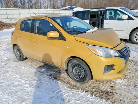 2022 Mitsubishi Mirage, VIN ML32AUHJ7NH004116. Zdjęcie 4 z 6 z aukcji Copart. Katalog aut z USA OpenDataCar.