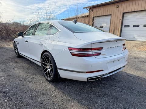 2022 Genesis G80, VIN KMTGB4SC2NU092298. Фото 3 з 6 з аукціону Copart. Каталог авто зі США OpenDataCar.