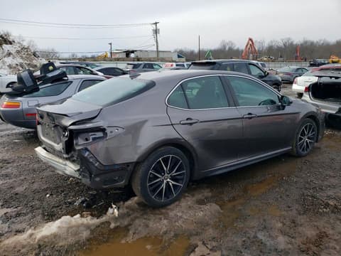2022 Toyota Camry, VIN 4T1G11AK2NU043963. Фото 3 з 6 з аукціону Copart. Каталог авто зі США OpenDataCar.