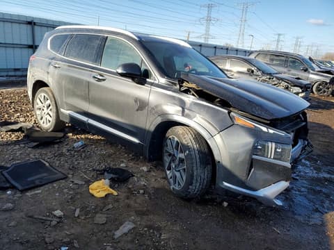 2022 Hyundai Santa Fe, VIN 5NMS54AL1NH434915. Фото 4 з 6 з аукціону Copart. Каталог авто зі США OpenDataCar.