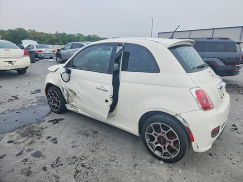 2012 Fiat 500, VIN 3C3CFFBR0CT254202. Фото 2 з 6 з аукціону Copart. Каталог авто зі США OpenDataCar.