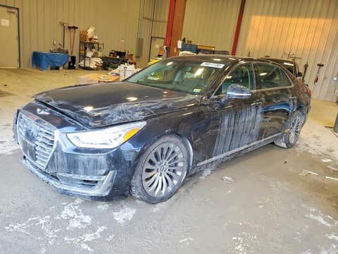 2019 Genesis G90, VIN KMTF34JA7KU061729. Фото 1 з 6 з аукціону Copart. Каталог авто зі США OpenDataCar.