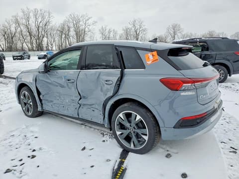 2022 Audi Q4 e-tron, VIN WA1H2BFZ4NP054134. Фото 2 из 6 с аукциона Copart. Каталог авто из США OpenDataCar.